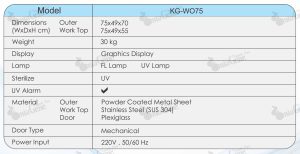 PCR Work Station Specification Kimiagene